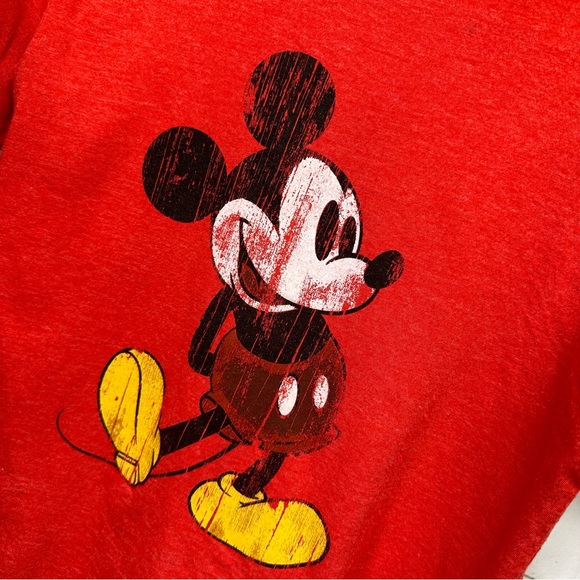 Disney Mickey Mouse T-Shirt Red - Picture 4 of 6